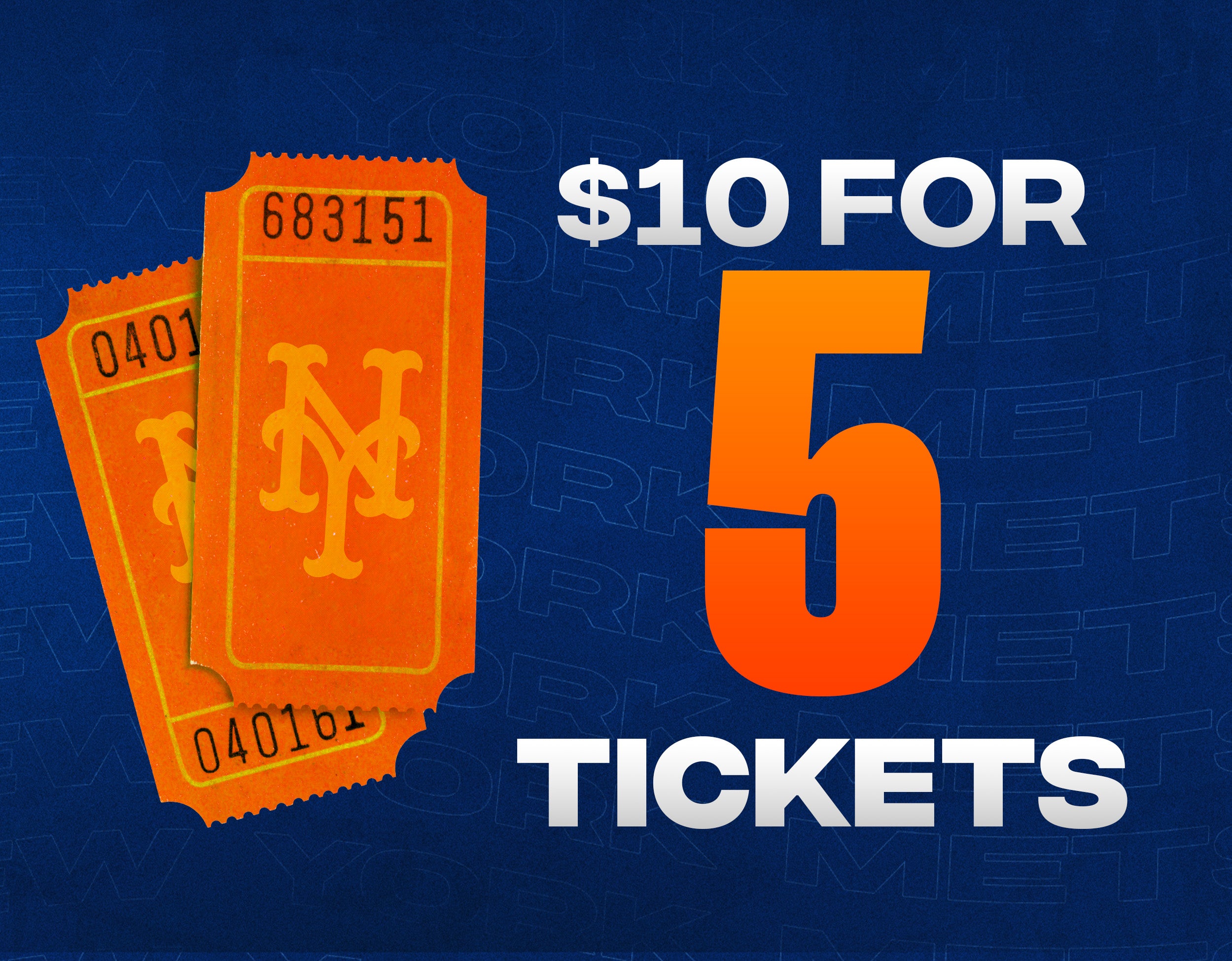 5 for $10